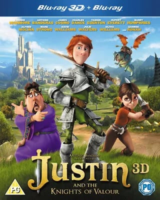 Justin and the Knights of Valour (2014) Manuel Sicilia cert U Blu-Ray Pre-Owned