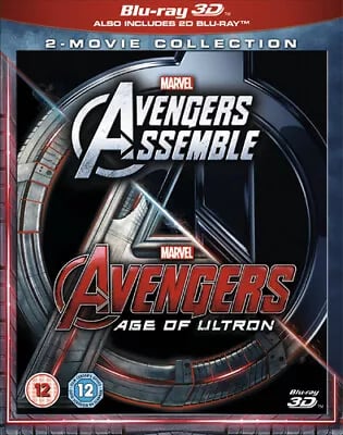 Marvel Avengers Assemble/Avengers: Age of Ultron (2015) Robert Downey Blu-Ray Pre-Owned