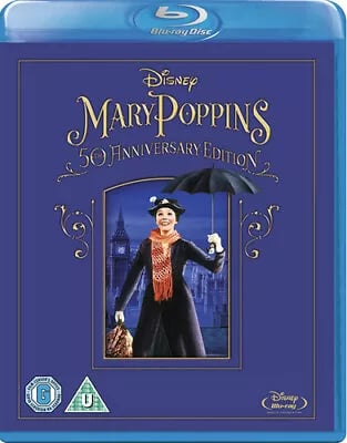 Mary Poppins (2013) Julie Andrews, Stevenson (DIR) cert U Blu-Ray Pre-Owned