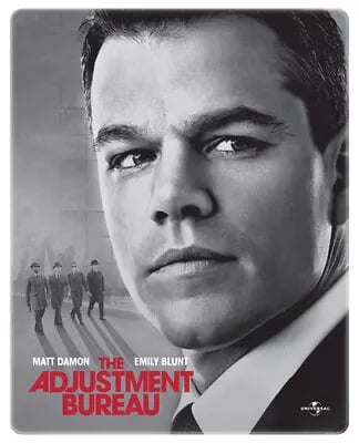 The Adjustment Bureau (2011) Matt Damon, Nolfi (DIR) cert 12 3 discs Blu-Ray Pre-Owned