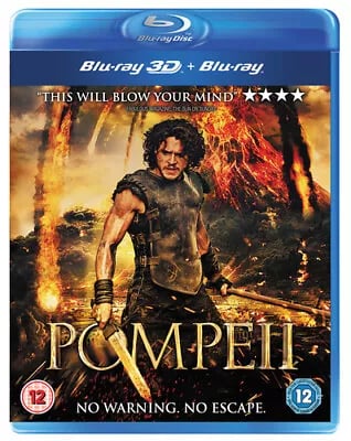 Pompeii (2014) Kit Harington, Anderson (DIR) cert 12 Blu-Ray Pre-Owned