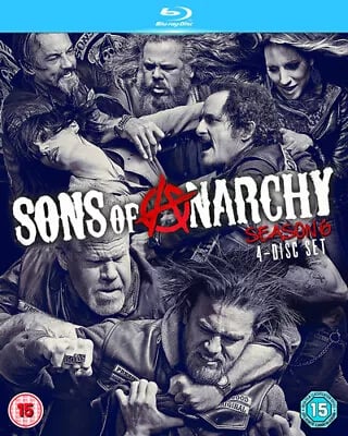 Sons of Anarchy: Complete Season 6 (2014) Charlie Hunnam cert 15 4 Blu-Ray Pre-Owned