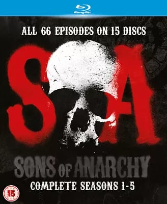 Sons of Anarchy: Complete Seasons 1-5 (2013) Charlie Hunnam cert 15 15 Blu-Ray Pre-Owned