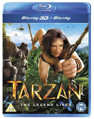 Tarzan (2014) Reinhard Klooss cert PG Blu-Ray Pre-Owned