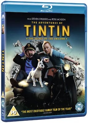 The Adventures of Tintin: The Secret of the Unicorn (2012) Steven Blu-Ray Pre-Owned The Adventures of Tintin: The Secret of the Unicorn (2012) Steven Blu-Ray Pre-Owned