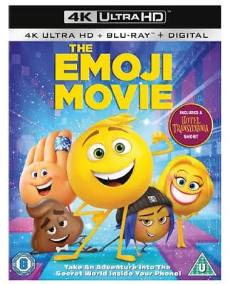 The Emoji Movie (2017) Anthony Leondis cert U 2 discs Blu-Ray Pre-Owned