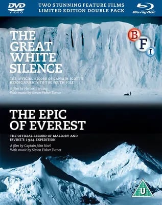 The Great White Silence/The Epic of Everest (2014) J.B.L. Noel cert E 4 Blu-Ray Pre-Owned