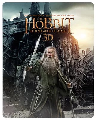 The Hobbit: The Desolation of Smaug (2014) Martin Freeman, Jackson Blu-Ray Pre-Owned