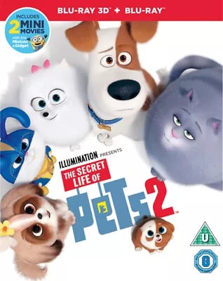 The Secret Life of Pets 2 (2019) Chris Renaud cert U 2 discs Blu-Ray Pre-Owned