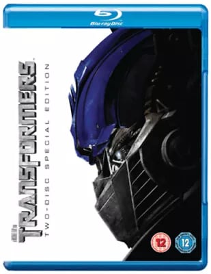 Transformers (2008) Shia LaBeouf, Bay (DIR) cert 12 2 discs Blu-Ray Pre-Owned
