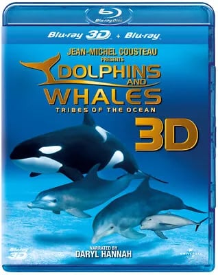 Dolphins and Whales 3D - Tribes of the Ocean (2010) Jean-Jacques Blu-Ray Pre-Owned
