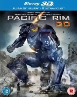 Pacific Rim (2013) Charlie Hunnam, del Toro (DIR) cert 12 3 discs Blu-Ray Pre-Owned