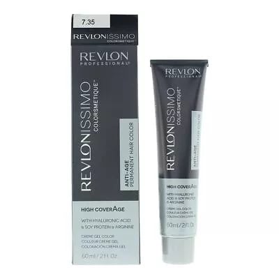 Revlon Revlonissimo Colorsmetique Hair Colour 60ml - 7.35 Amber Blonde