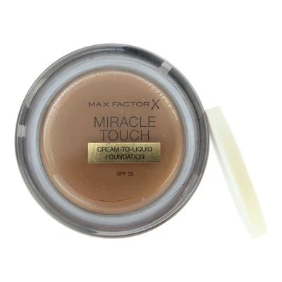 Max Factor Miracle Touch Cream to Liquid Foundation 11.5g - 98 Toasted Almond Max Factor Miracle Touch Cream to Liquid Foundation 11.5g - 98 Toasted Almond