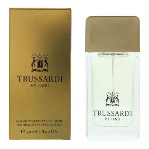 Trussardi My Land Eau de Toilette 30ml Spray For Him - NEW. Men's EDT