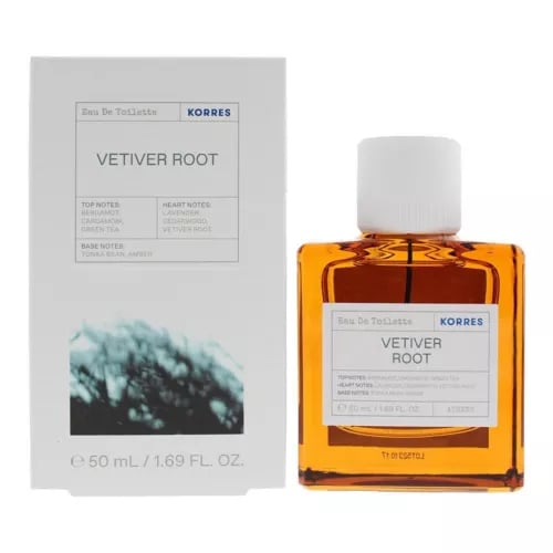 Korres Vetiver Root Eau De Toilette 50ml Spray For Him