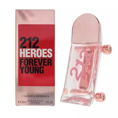 Carolina Herrera 212 Heroes For Her Eau De Parfum 30ml Spray For Her
