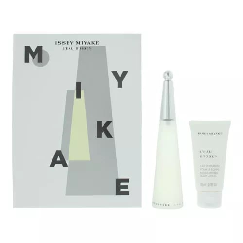 Issey Miyake L'eau D'issey Eau De Toilette 50ml + Body Lotion 50ml Gift Set