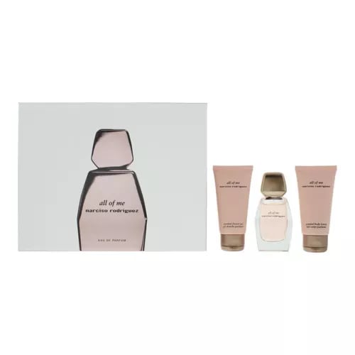 Narciso Rodriguez All Of Me Eau de Parfum 50ml, Body Lotion, Shower Gel Gift Set