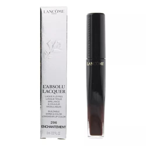 Lancome L'Absolu Lacquer Lipstick 8ml - 296 Enchantment