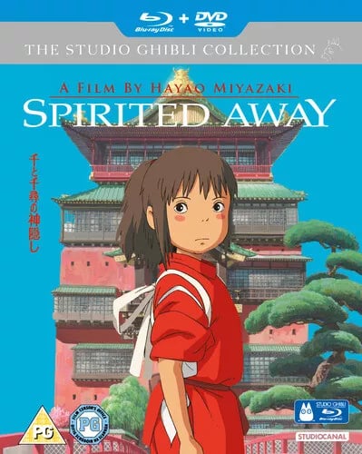 Spirited Away (2014) Hayao Miyazaki cert PG 2 discs Blu-Ray Pre-Owned