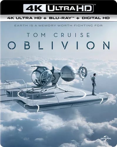 Oblivion (2016) Tom Cruise, Kosinski (DIR) cert 12 2 discs Blu-Ray Pre-Owned