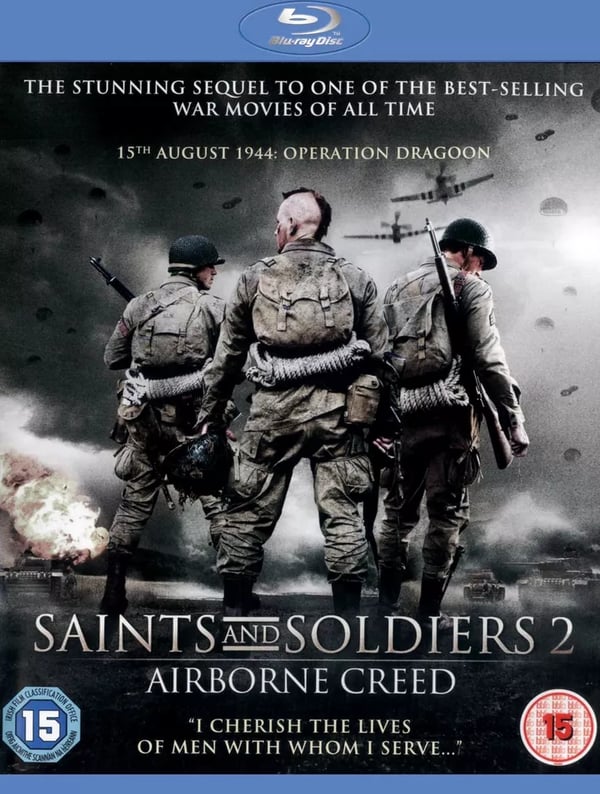 Saints and Soldiers 2: Airborne Creed (2012) Corbin Allred, Little Blu-Ray Pre-Owned