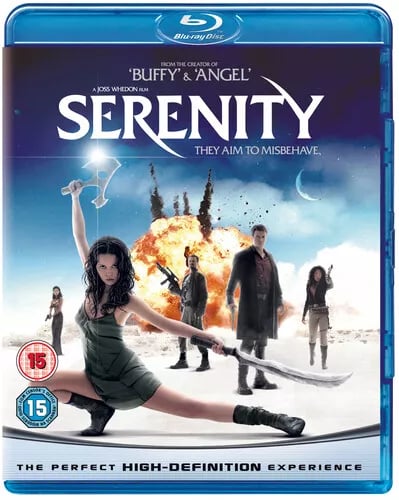Serenity (2009) Nathan Fillion, Whedon (DIR) cert 15 Blu-Ray Pre-Owned