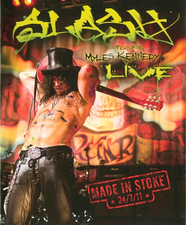 Slash Featuring Myles Kennedy: Made in Stoke 24/07/11 (2016) Slash cert Blu-Ray Pre-Owned