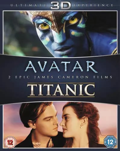 Avatar/Titanic (2013) Sam Worthington, Cameron (DIR) cert 12 2 discs Blu-Ray Pre-Owned