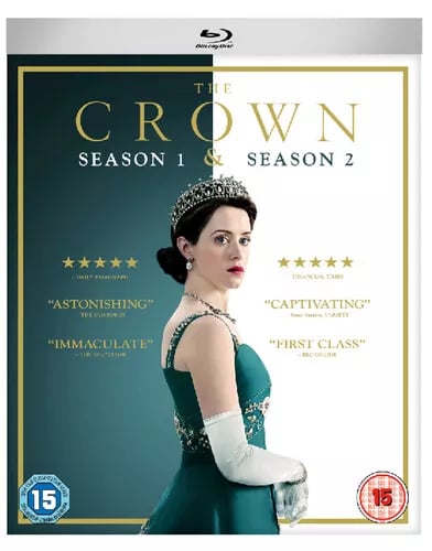 The Crown: Season One and Two (2018) Claire Foy cert 15 8 discs Blu-Ray Pre-Owned