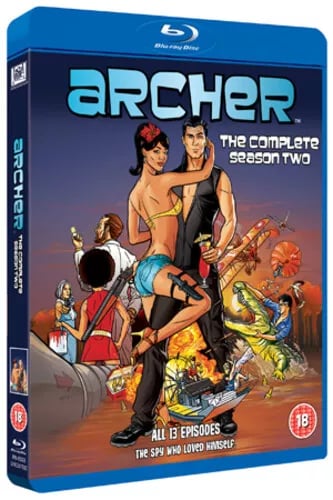 Archer: Season 2 (2012) Adam Reed cert 18 2 discs Blu-Ray Pre-Owned Archer: Season 2 (2012) Adam Reed cert 18 2 discs Blu-Ray Pre-Owned