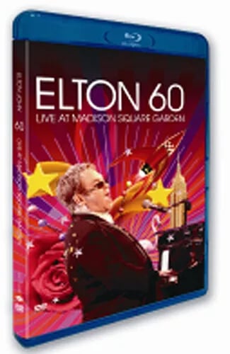 Elton John: Elton 60 - Live at Madison Square (2008) Elton John cert E Blu-Ray Pre-Owned