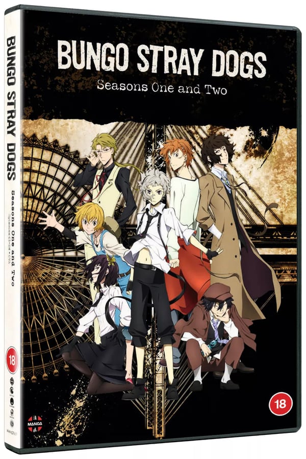 Bungo Stray Dogs: Sæson 1 & 2 DVD Bungo Stray Dogs: Sæson 1 & 2 DVD