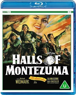 Halls of Montezuma DVD (2021) Richard Widmark, Milestone (DIR) cert U 2 discs Brand New