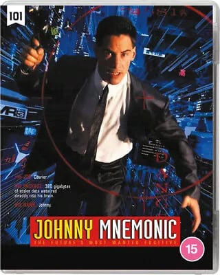 Johnny Mnemonic Blu-ray (2022) Keanu Reeves, Longo (DIR) cert 15 Brand New