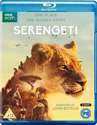 Serengeti Blu-ray (2019) John Downer cert PG 2 discs Brand New