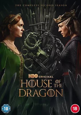 HOUSE OF THE DRAGON THE COMPLETE SECOND SEASON DVD Brand New