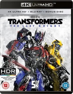Transformers - The Last Knight DVD (2017) Mark Wahlberg, Bay (DIR) cert 12 3 Brand New