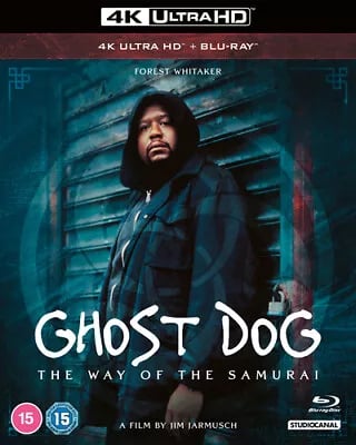 Ghost Dog - The Way of the Samurai Blu-ray (2023) Forest Whitaker, Jarmusch Brand New