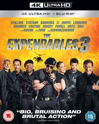 The Expendables 3 Blu-Ray (2018) Sylvester Stallone, Hughes (DIR) cert 15 2 Brand New