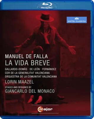 La Vida Breve: Palau De Les Arts (Maazel) Blu-Ray (2012) Lorin Maazel cert E Brand New