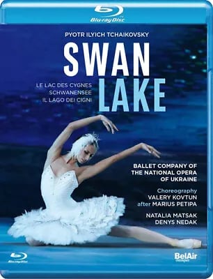 Swan Lake: Ballet Company of National Opera Ukraine (Dyadura) Blu-ray (2019) Brand New