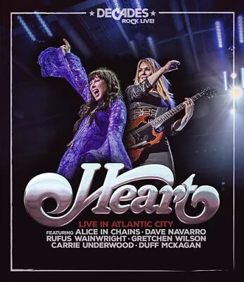 Heart: Live in Atlantic City Blu-ray (2019) Heart cert E Brand New