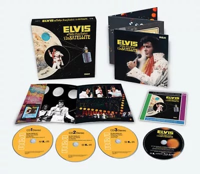 Elvis Presley : Aloha from Hawaii Via Satellite CD Box Set with Blu-ray 4 discs Brand New