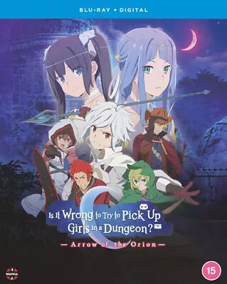 Is It Wrong to Try to Pick Up Girls in a Dungeon: Arrow of The.. [15] Blu-ray Brand New