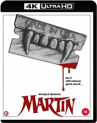 Martin Blu-ray (2023) John Amplas, Romero (DIR) cert 18 Brand New