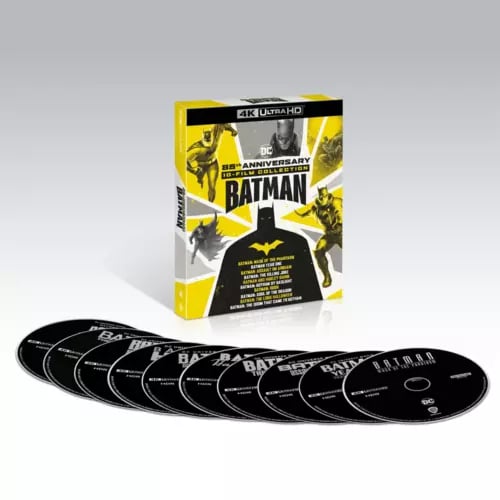 Batman: 85th Anniversary 10-Film Collection [15] 4K UHD Brand New