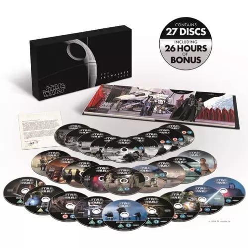 Star Wars: The Skywalker Saga [12] 4K UHD Box Set – 9 elokuvaa