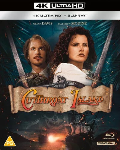 Cutthroat Island [PG] 4K UHD Brand New